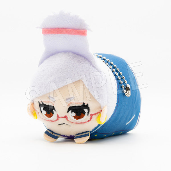 Dandadan Mochikororin plush mascot keychain blind pack — H80mm soft round plush keychains, 6 character designs, official Chugai Kogyo Japan