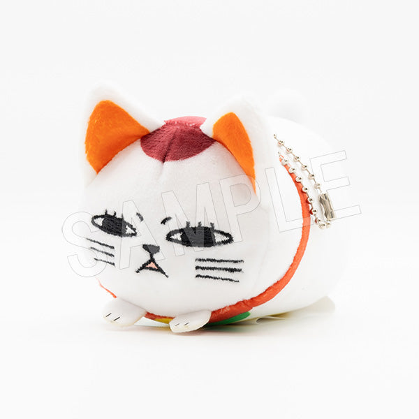 Dandadan Mochikororin plush mascot keychain blind pack — H80mm soft round plush keychains, 6 character designs, official Chugai Kogyo Japan
