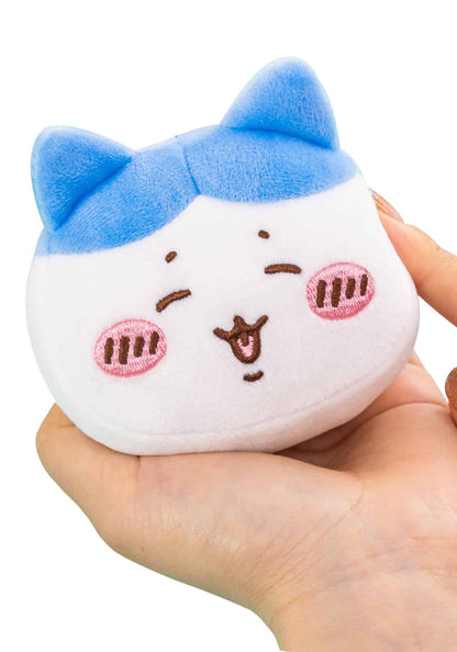 Chiikawa Mochimochi Face Mascot Vol.2 blind box -- H65xW90mm squishy soft plush 5 types Chiikawa Hachiware Usagi Kurimanju Momonga with loop, official Parade kawaii collectible gift