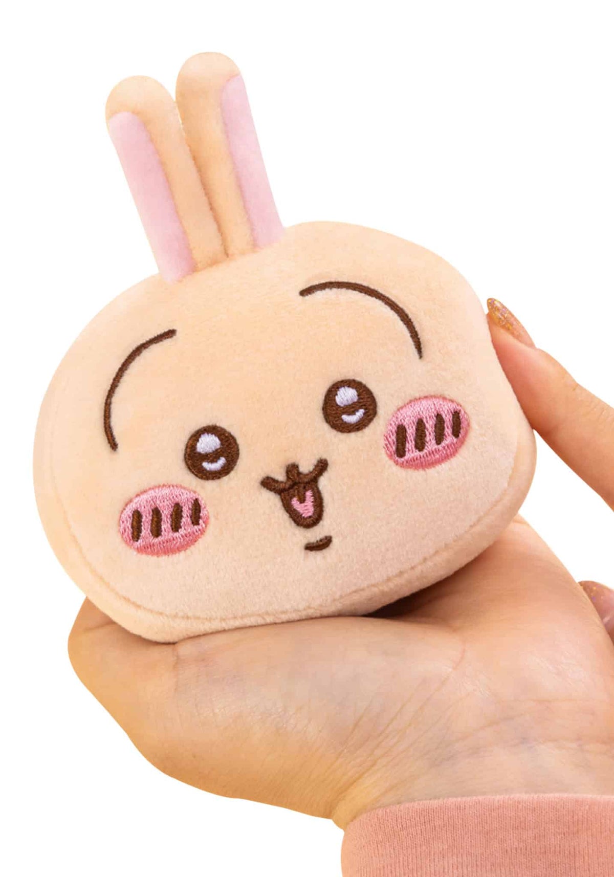 Chiikawa Mochimochi Face Mascot Vol.2 blind box -- H65xW90mm squishy soft plush 5 types Chiikawa Hachiware Usagi Kurimanju Momonga with loop, official Parade kawaii collectible gift