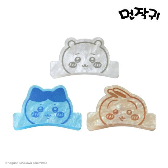 Chiikawa Face Hair Claw Clip - kawaii Chiikawa character shaped claw clip hair accessory, official licensed