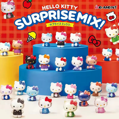 Sanrio Hello Kitty Kujipon! SURPRISE MIX! blind bag -- 4 random Hello Kitty mini figures from 32 types collection, official Re-Ment Japan kawaii collectible gift