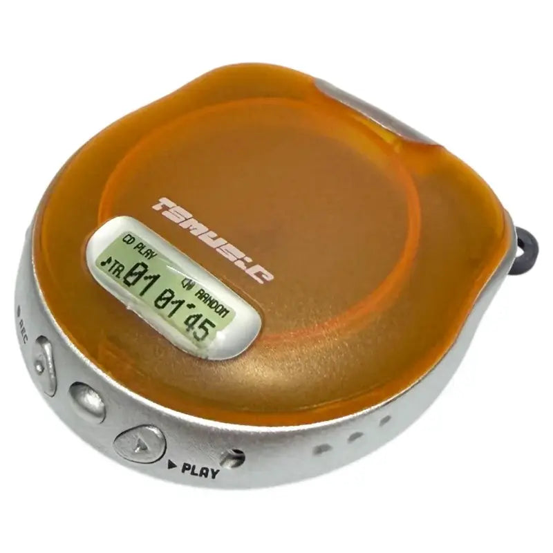Working mini CD player mascot capsule toy with Type-C earphone