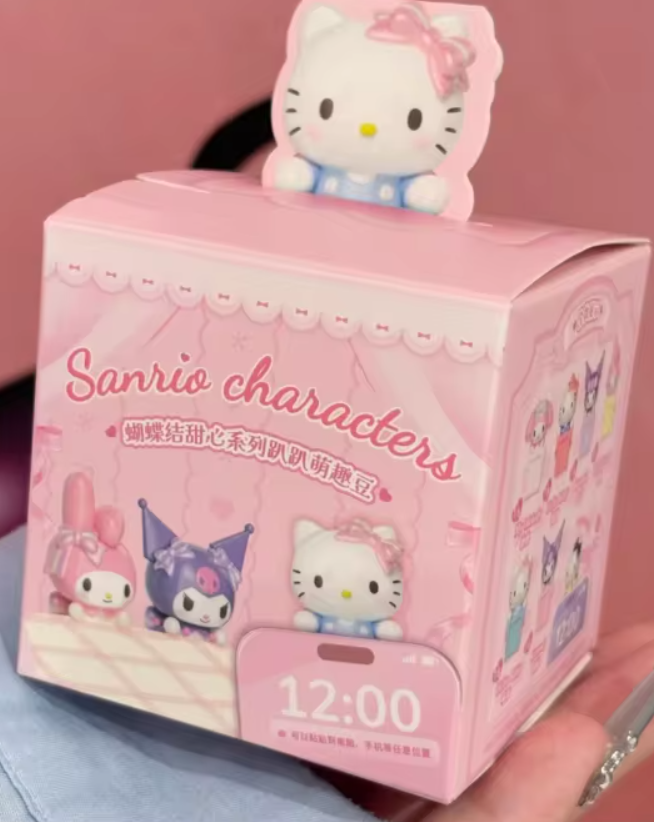 Sanrio Characters Ribbon Sweetheart Hippers Blind Box (Hello Kitty, My Melody, Kuromi), Cute Kawaii Collectibles