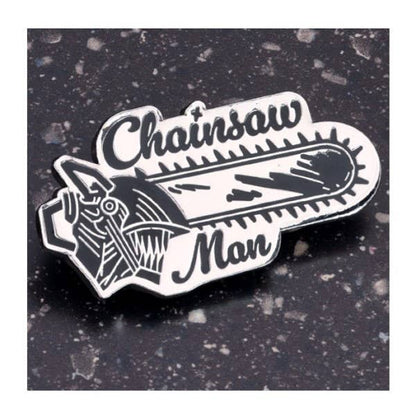 Chainsaw Man Reze Arc Motif Design Pins complete box — 10 black and silver metal pins featuring Denji, Reze, Makima, Aki, Power, Beam, Angel Devil, Chainsaw Man and Bomb