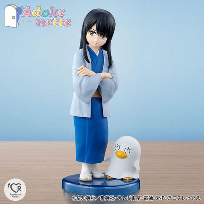 Gintama Kotaro Katsura Adokenette figure with Elizabeth approx. 135mm innocent shy pose with base, official Bandai Spirits collectible gift