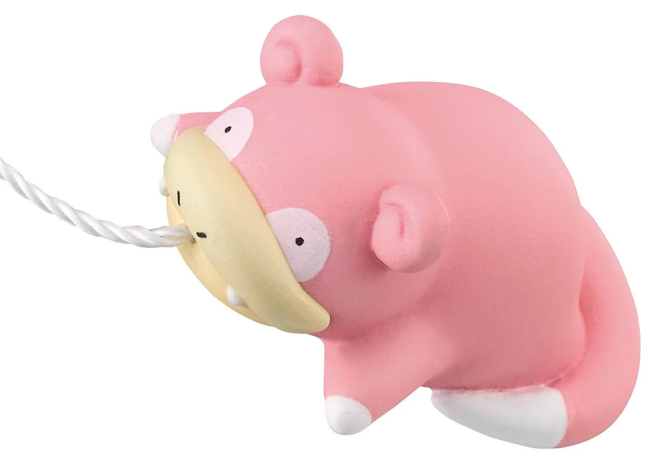 Pokemon Bikkura Tamago Fishing in the Bath Vol.3 — packaging shows Psyduck mascot with fishing rod and Monsterball float, 5 types including Staryu, Magikarp, Shellder and Slowpoke