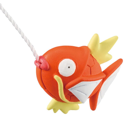 Pokemon Bikkura Tamago Fishing in the Bath Vol.3 — packaging shows Psyduck mascot with fishing rod and Monsterball float, 5 types including Staryu, Magikarp, Shellder and Slowpoke