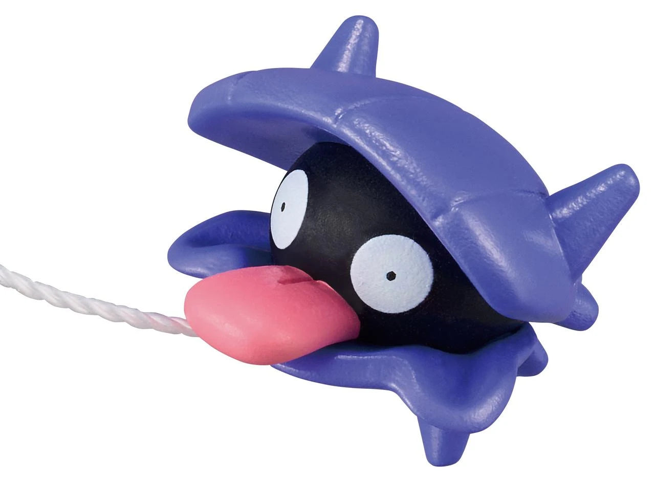 Pokemon Bikkura Tamago Fishing in the Bath Vol.3 — packaging shows Psyduck mascot with fishing rod and Monsterball float, 5 types including Staryu, Magikarp, Shellder and Slowpoke