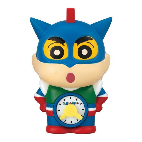 Crayon Shin-chan Alarm Sound Collection Gashapon figures — 4 designs including Shin-chan, Shiro, Nene and Action Mask Shin-chan, approx. 6.5cm with voice button
