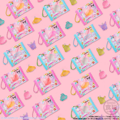 Bandai Sanrio Characters Figure Charm Gummy & Mini Pouch
