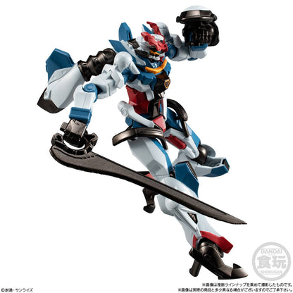 Gundam G Frame FA Vol.8 blind box — Strike Freedom, GQuuuuuuX and Black Tri-Stars Zaku II articulated figures, approx. 110mm, official Bandai Candy