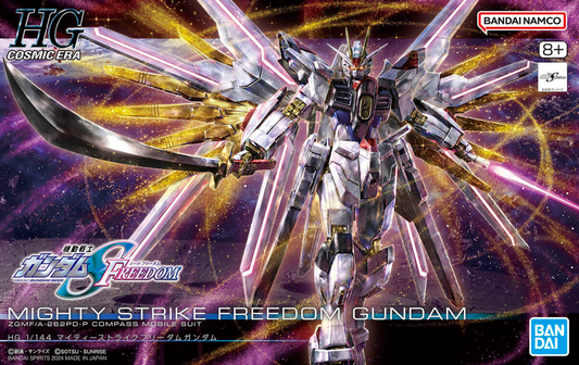 Bandai Gundam Seed Freedom #250 Mighty Strike Freedom Gundam HG 1/144 Model Kit