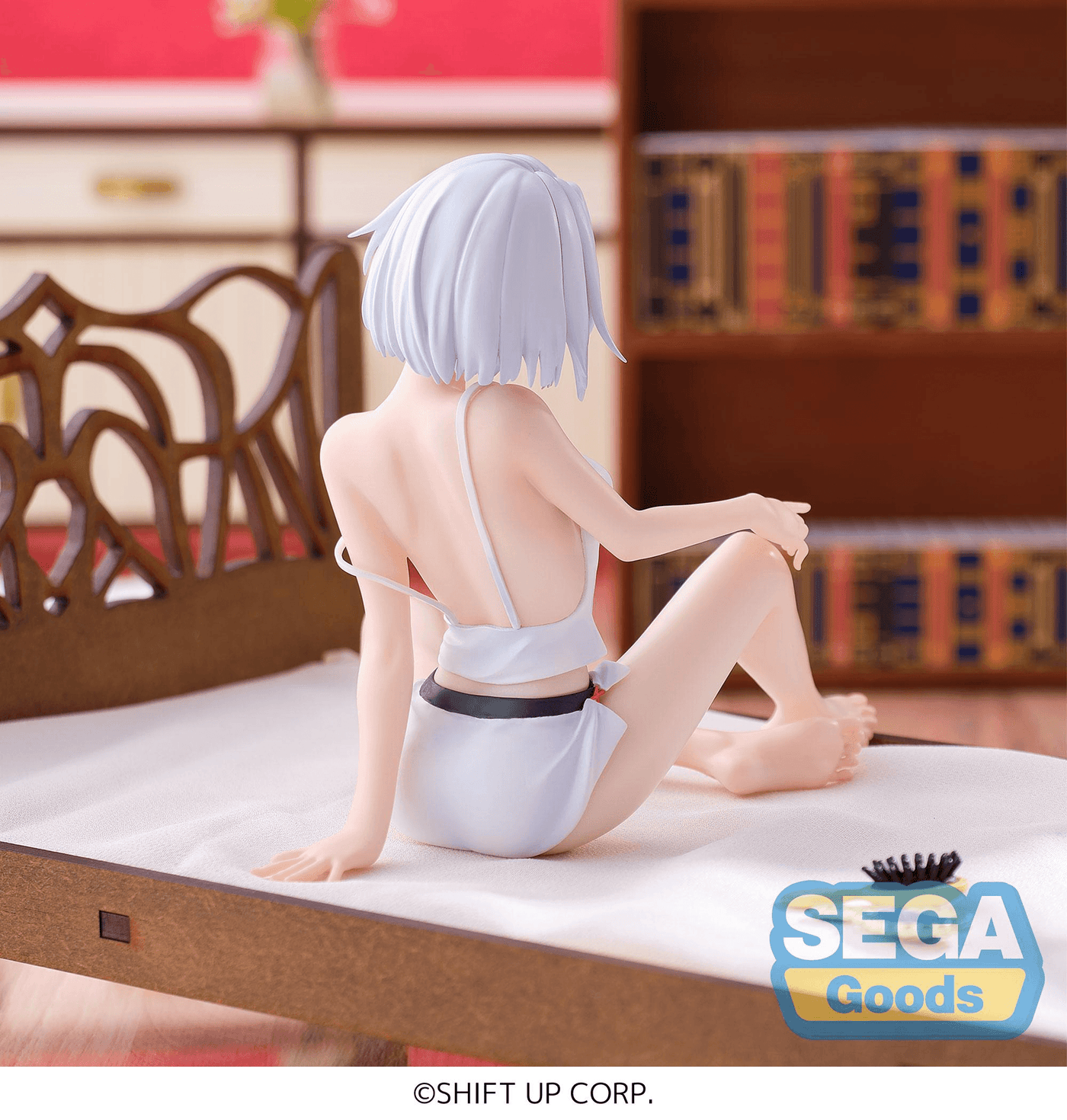 GODDESS OF VICTORY NIKKE Drake Yumemirize figure approx. W110xH100mm sitting relaxed pose, official SEGA collectible gift