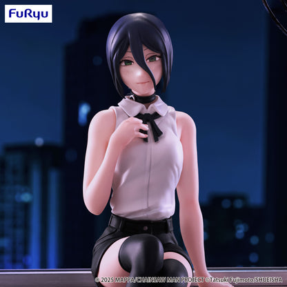 FuRyu Chainsaw Man Reze Arc Noodle Stopper Figure Reze — approx. 15cm Reze in sleeveless white blouse and black skirt in seated pose, official prize figure