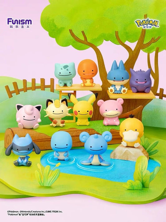 Pokemon Ditto blind box figure set by Funism, 3 mini figures