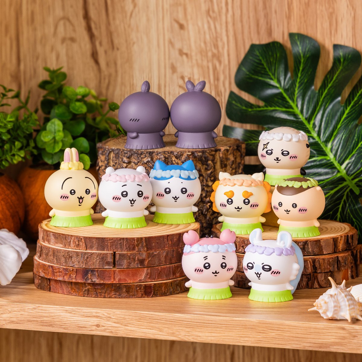 Chiikawa Movie Mini Soft Vinyl Figure Collection complete BOX all 10 types -- Secret of Mermaid Island sea creature costume characters, official Gray Parker Service kawaii collectible