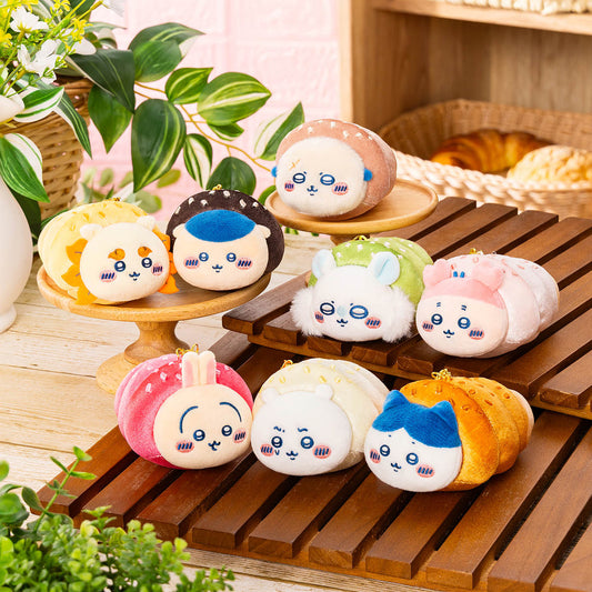 Chiikawa Bakery cornet mascot plush keychain all 8 characters