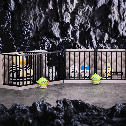 Chiikawa Goblin Prison arc figure with cage diorama PVC