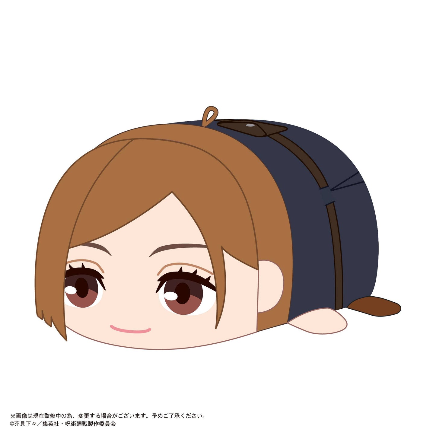 Jujutsu Kaisen Potekoro Mascot 2 plush set — 6 chibi round mascots featuring Itadori, Fushiguro, Kugisaki, Nanami, Gojo with blindfold, and Geto stacked together