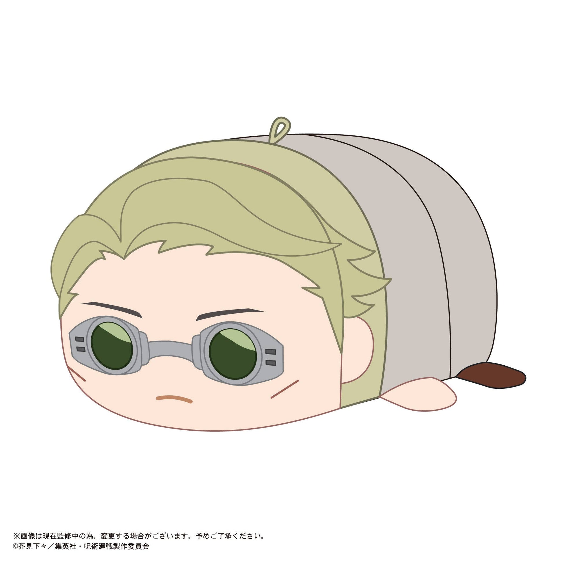 Jujutsu Kaisen Potekoro Mascot 2 plush set — 6 chibi round mascots featuring Itadori, Fushiguro, Kugisaki, Nanami, Gojo with blindfold, and Geto stacked together
