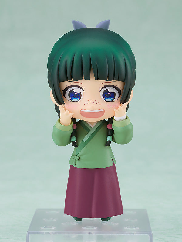 The Apothecary Diaries Nendoroid Maomao #2288 — approx. 100mm Maomao figure with 3 face plates, herb and mortar, cat ears and tail accessories, official Good Smile Company collectible gift