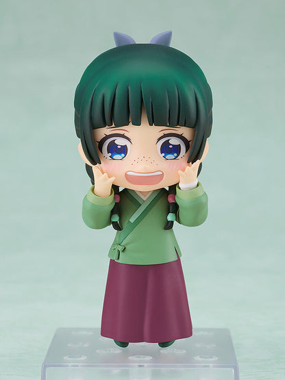 The Apothecary Diaries Nendoroid Maomao #2288 — approx. 100mm Maomao figure with 3 face plates, herb and mortar, cat ears and tail accessories, official Good Smile Company collectible gift