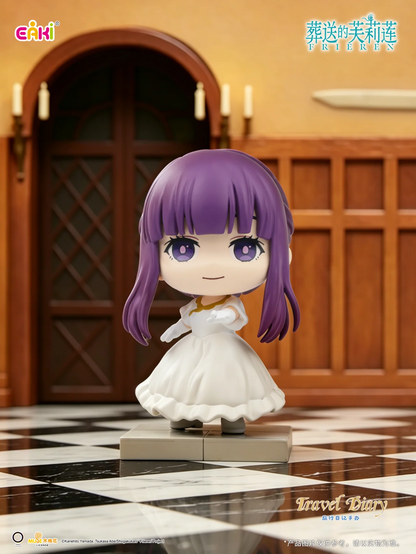 Frieren Beyond Journey End Travel Diary figure blind box -- approx. 73-87mm chibi Frieren Fern Stark Himmel plus secret flower crown Frieren, official EAKI anime collectible gift