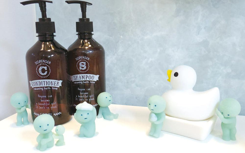 Smiski Bath Series blind box — glow-in-the-dark bathroom mini figures, official Dreams Japan