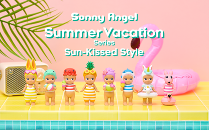Sonny Angel Summer Vacation Sun-Kissed Style 2026 blind box -- sun-tanned Sonny Angel 8 types including Octopus and Manatee debut, official Dreams Japan collectible