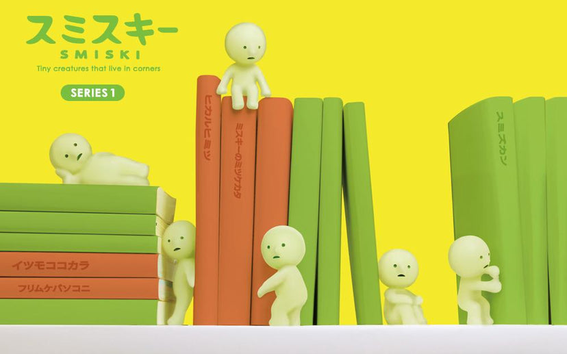 Smiski Glow in the Dark Series 1 blind box — glow-in-the-dark mini figures, official Dreams Japan