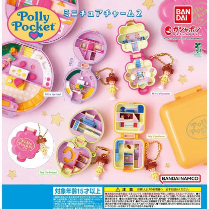 Polly Pocket Miniature Charm Series 2 by Bandai Gashapon — cute pastel capsule toys full of nostalgia and fun!