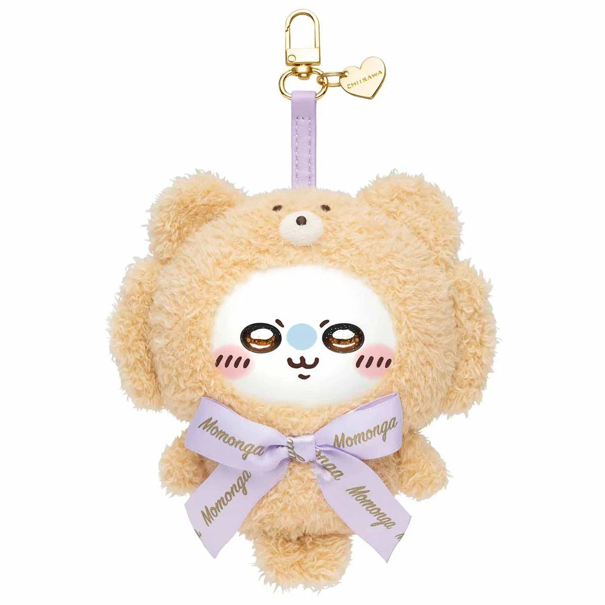 Chiikawa Teddy Bear Kiramekko Plush Keychain