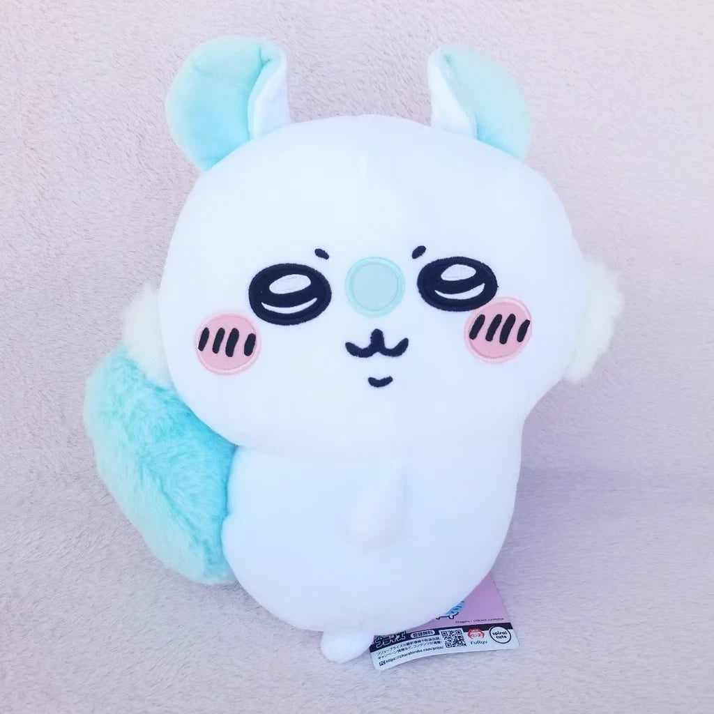FuRyu  Momonga Osiri Furifuri big plush toy — approx. 30cm pastel teal Momonga in wiggling pose, official Japan prize collectible