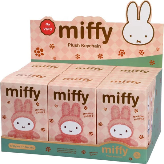 VIPO Miffy Macaron Series 2 Plush Keychain
