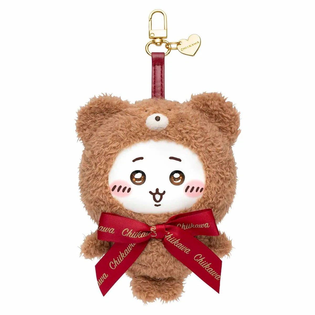 Chiikawa Teddy Bear Kiramekko Plush Keychain
